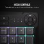 Corsair K55 CORE RGB Full Size USB Gaming Keyboard with Safety Leaflet, Black & Gray - Image 3