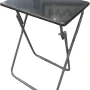 J&V TEXTILES Multi-Purpose Sturdy and Durable Decorative Bedside Laptop Snack Cocktails TV Folding Table Tray Desk Bedside Laptop Snacks 3D Wooden - Image 6