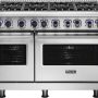 Viking - 48 in. Wide 8 Burner VGR Freestanding 7-Series Gas Range - Stainless Steel - Image 1