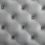 Linon Isabelle Velvet Square Tufted Ottoman, Multiple Colors - Image 4