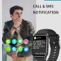LIGE Smart Watch for Android Phones / iOS Phones, 1.72" Full Touch Screen IP67 Waterproof Fitness Tracker Watches with Message Notifications Heart Rate Sleep Monitor Smartwatch for Men Women (Black) - Image 3