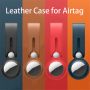 Leather Case Cover for AirTag Pet Location Tracker Sleeve Shell Skins Keychain - Image 2