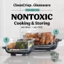 Ninja - Crispi 4-in-1 Portable Glass Air Fryer Cooking System with 2 Glass Containers, Crisper Plates & Storage Lids - Gray - Image 3