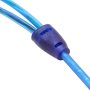 RCA Y Adapter Connector 1 Female to 2 Male, Car Audio RCA Splitter Adapter Cable, Blue (2 Pack) - Image 5