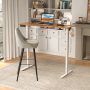 55 x 24 Inches Sit Stand Home Office Desk with 3 Memory Height Settings - Natural - Image 2