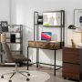 Industrial Vanity Table with 3-Position Adjustable Mirror - Image 4