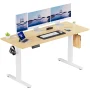 edx Electric Standing Desk, Height Adjustable Desk, 63 x 24 Inches Ergonomic Stand up Desk with Memory Preset and T-Shaped Metal Bracket for Home Office - Image 1