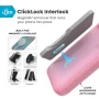 Speck - Presidio Lux Grip ClickLock Case for Apple iPhone 17 Pro Max - Ibis Pink/Dark Ibis/Kanom Green - Image 4