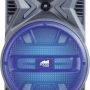 Naxa Electronics Portable Bluetooth Party Speaker with Disco Light, 8-inch, Blue - Image 5