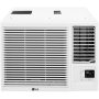 LG - 330 Sq. Ft. 7,600 BTU Window Air Conditioner with Supplemental Heat Function - White - Image 1