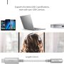 Pengo USB-C to 3.5 mm Audio Headphone Adapter, USB C DAC, Audio Jack for Type C Devices Like iPad Pro 2018, AUX Adapter for Pixel 2/3 XL, S8, S9,S10, Note 10 and More (Braided-Silver) - Image 2