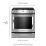 KitchenAid - 30 in. Wide 5 burners 5.8 cu. ft. Self-Cleaning Slide-In Gas Convection Range - Stainless Steel - Image 4