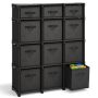 Black 12-Cube Cube Storage Organizer - Image 3