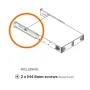 Sonance - REAR SUPPORT RACK RAILS KIT - Rack Rear Support Kit for Half-rack Amps & PowerZone 1004- 1U (Each) - Black - Image 2