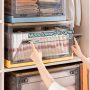 Collapsible Storage Bins with Lids, 27 Liter Large Storage Bins with Lids, Plastic Storage Bins, Plastic Tote for Home/Bedroom/Kitchen/Office/Travel - Image 5