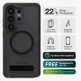 ZAGG - Rainier Snap with Kickstand for Samsung Galaxy S26 Ultra - Smoke Black - Image 4