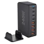 240W Desktop GaN Charger 8-port USB Type C PD Charger Fast Charge 3.0 USB Type C Fast Charger Mobile USB Charger - Image 4
