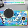 RGB Gaming Mouse Pad Large Anime LED Graffiti Mousepads Desk Mat for PC Laptop 31.5×11.8 inches (Blue) - Image 4