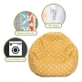 Majestic Home Goods Small Bean Bag Ikat Dot Citrus - Image 6