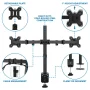 Full Motion Dual Monitor Desk Mount Fits 32 in. Monitors - Image 6