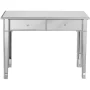 Southern Enterprises Illusions Collection Mirrored Console Table/Desk - Image 2