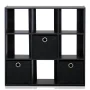 Furinno 13207 Simplistic 9-Cube Organizer with Bins - Image 3
