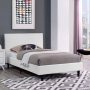 Anya White Fabric Twin Bed - Image 6
