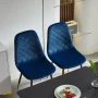 Rosa Velvet Upholstered Side Chair - Image 5