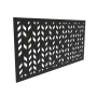 2 ft. x 4 ft. Black Aztek Polypropylene Decorative Screen Panel - Image 3