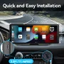 Universal Portable Carplay for Car Screen, Wireless Carplay Screen Wireless Car Stereo with Carplay Android Auto, Car Touchscree - Image 4