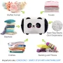 Posh Creations Bean Bag Chair Stuffable Cover, Soft Cover, Kids, 1.5 ft, Black - Image 2
