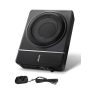 8' 240W Underseat Car Subwoofer, Slim Powered Car Subwoofers Under the Seat, Low Profile Audio Sub Built-in Amplifier, High/Low Level Input & Volume Controller for SUVs, Car, Truck, RV - Image 1