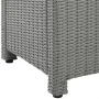 Crosley Bradenton 40" Glass Top Wicker Patio Coffee Table in Gray - Image 6