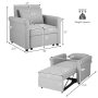 3-in-1 Pull-out Convertible Adjustable Reclining Sofa Bed - Image 4
