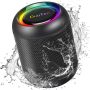 IPX7 Waterproof Speaker, DuoTen Portable Bluetooth 5.0 Wireless Speaker with 24 Hours 2800mAh 20W RGB Lights 360° Surround Sound TWS with Mic AUX Micro SD for Outdoors, Travel, Home, Party & Shower - Image 2