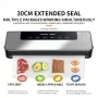 KIBVOE Food Sealer Vacuum 5-In-1 Sealer Machine 80KPA with 10pcs Food Vacuum Sealer Bags Food Saver Sealer | Moist & Dry Mode | NTC Overheat Protect | Easy to Clean - Image 5