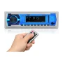 PYLE PLMRB29W - Marine Bluetooth Stereo Radio - 12v Single DIN Style Boat In dash Radio Receiver System with Built-in Mic, Digital LCD, RCA, MP3, USB, SD, AM FM Radio - Remote Control -(White) - Image 6