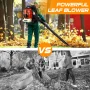 Syngar 248 MPH at 530 CFM 76cc Gas Powered Backpack Leaf Blower, Heavy-Duty Frame - Image 5