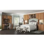 Hampton 23.25 in. W x 34.5 in. H x 0.1875 in. D Base Flush End Panel in Medium Oak - Image 5
