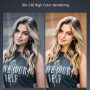 UBeesize 12 inch Ring Light with Stand, Selfie Ring Light with 50" Extendable Tripod Stand & Phone Holder for Live Stream/Makeup/YouTube Video - Image 6