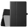 Fintie Case for iPad 9.7 2018/2017, iPad Air 2, iPad Air - Slim Fit Vegan Leather Folio Stand Cover for iPad 6th / 5th Gen, iPad Air 1/2, Black - Image 1