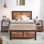 Bed Frame Twin/Full/Quee - Image 6