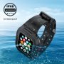 Apple Watch Waterproof Case for 44mm Apple Watch Series 6/5/4/SE, Waterproof Shockproof Impact Resistant Rugged Protective Case with Built-in Screen Protector Premium Soft Strap Bands Black - Image 4