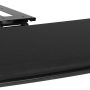 Mount-It! Adjustable Under Desk Keyboard Tray, Ergonomic Computer Keyboard and Mouse Platform with Wrist Rest Pad, Keyboard Slide Out Tray with Height, Tilt and Swivel Adjustment, Black (MI-7132) - Image 2