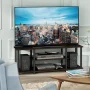 Furinno Turn - N - Tube No Tool 3 - Tier Entertainment TV Stands, Espresso - Image 3