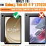 SEYMAC stock Case for Samsung Galaxy Tab A9 8.7'', Case with Magnetic Multi-Angles Stand, Card Slot for Galaxy Tab A9 8.7'' SM-X110/X115/X117, (Black) - Image 2