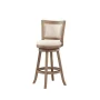 Melrose 29 in. Driftwood Wire-Brush Wood Frame Bar Stool - Image 6