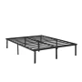 Mainstays King 14" Heavy Duty Steel Slat Platform Bed Frame with Storage Space Under Frame, No Box Spring Required, Black - Image 5