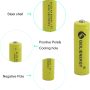 Solar Light Batteries AA Ni-Cd AA 600mAh 1.2V Rechargeable Batteries AA Rechargeable Batteries for Solar Lights Solar Lamp(Pack of 8) - Image 3