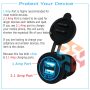 12V Car Cigarette Lighter Socket Splitter Dual USB Charger Power Adapter Outlet - Image 3